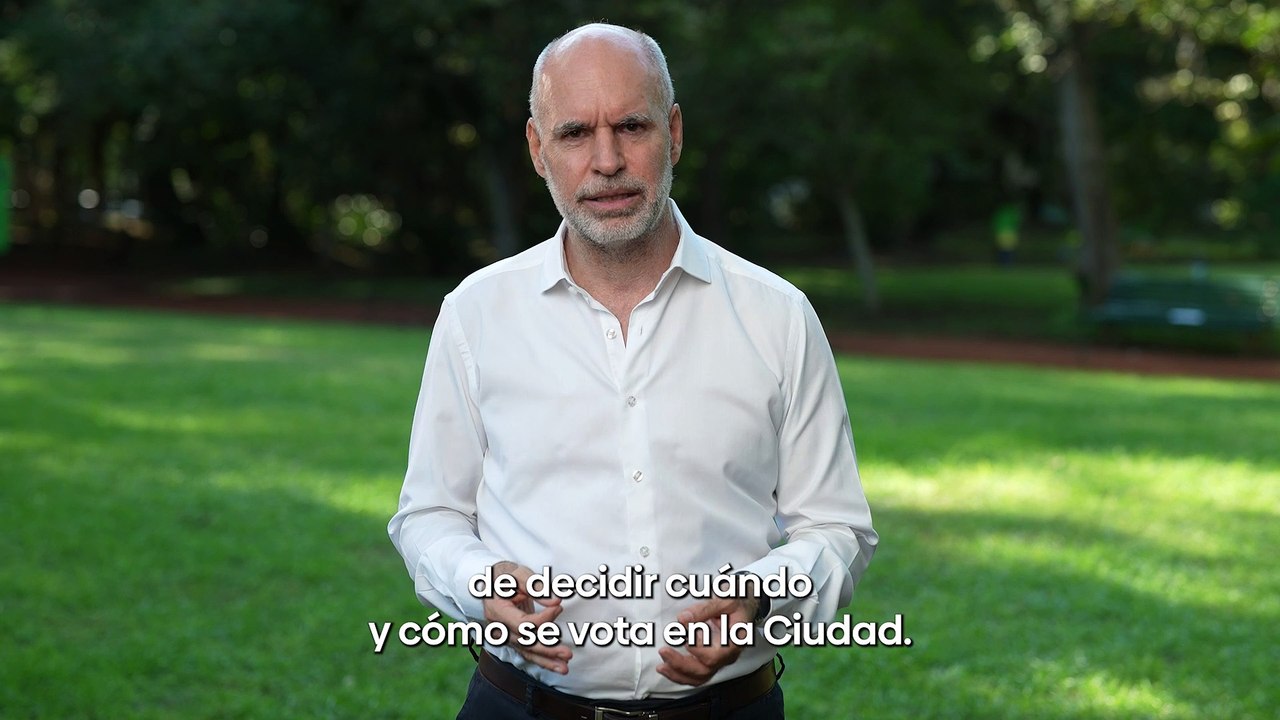 Anuncio de Larreta
