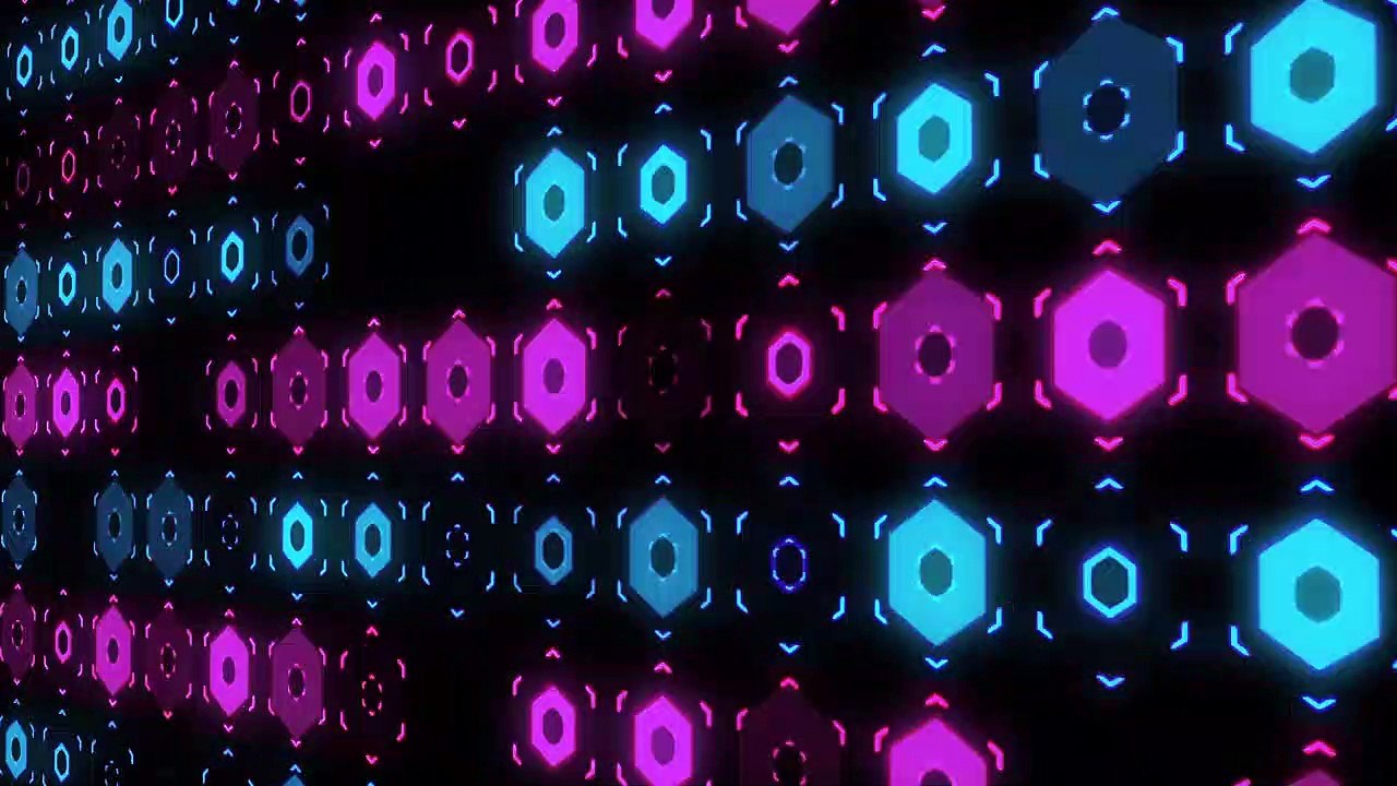 Animated Hexagons Background