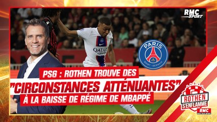 Vidéo PSG : Rothen trouve "des circonstances atténuantes" à la baisse de régime de Mbappé