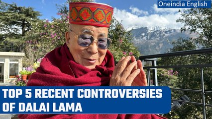 Top 5 recent controversies of Dalai Lama that shook the world | Oneindia News