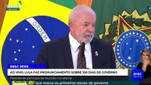 LULA FAZ PRONUNCIAMENTO SOBRE 100 DIAS DE GOVERNO