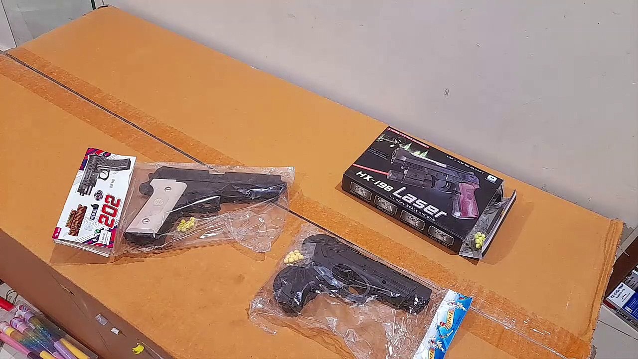 Unboxing and Review of Plastic Bullets Toy Gun for kids fun and gift