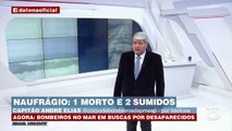 Capitão André Elias fala sobre busca por desaparecidos após naufrágio 10/04/2023 13:13:18