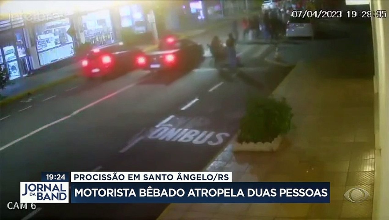 Motorista bêbado atropela duas pessoas no RS 10/04/2023 13:22:54