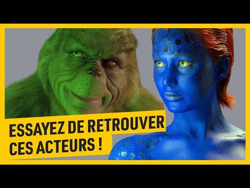 Vous ne reconnaitrez jamais les acteurs qui se cachent derrière ces rôles...