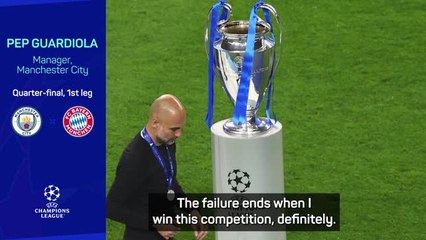 The failure ends when I win this competition - Guardiola