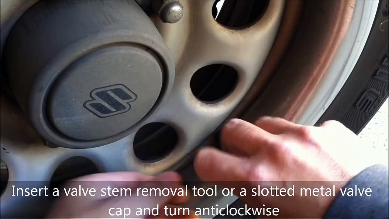 How to change tyre valve stem core