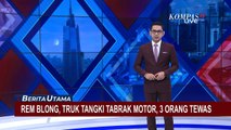 Rem Blong, Truk Tangki Muatan Bahan Kimia Tabrak 5 Sepeda Motor di Tangerang!