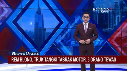 Rem Blong, Truk Tangki Muatan Bahan Kimia Tabrak 5 Sepeda Motor di Tangerang!