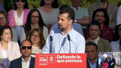Tudanca asegura que en el PP se avergüenzan de Mañueco