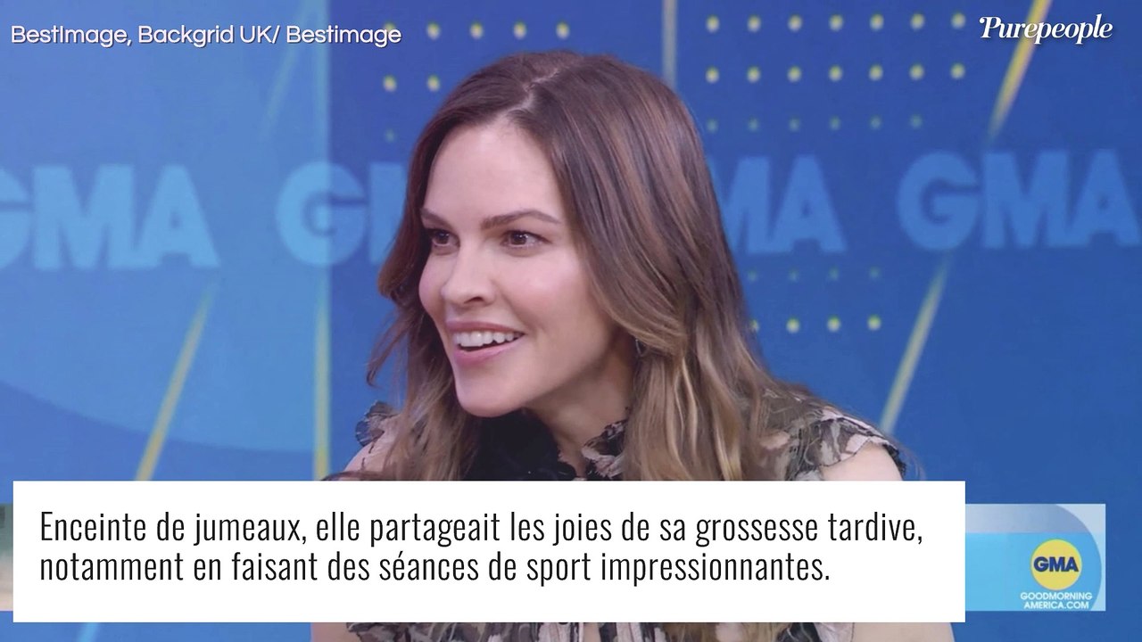 "Ça n'a pas été facile" : Hilary Swank maman à 48 ans, première photo des jumeaux et le sexe révélé !
