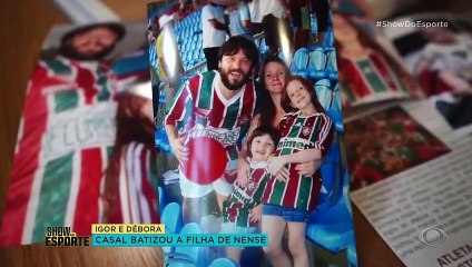 "Muito prazer, Nense": conheça a menina batizada com o nome do Tricolor 10/04/2023 15:00:11