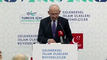 Kılıçdaroğlu: İslam Dünyası Şikayet Eder. Ben, Şikayetten Yana Değilim, Sorunları Çözmekten Yanayım