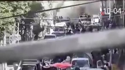 Pakistan'da pazar yerine düzenlenen bombalı saldırıya ait görüntüler ortaya çıktı