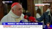 Immeubles effondrés à Marseille: Jean-Marc Aveline, cardinal de Marseille, salue une messe 