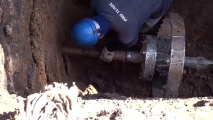 2de4.Acueducto.Cruce de las  Vias FFCC Roca con Tunelera Inteligente. Localidad La Plata, Av. 1 y 32.