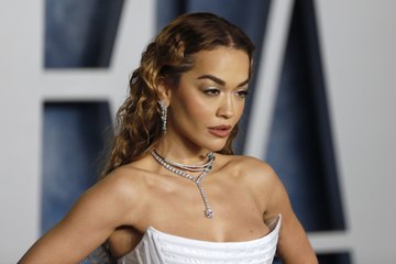 Rita Ora's Easter Sunday Outfit Included a Sheer Swimsuit Coverup With a Midsection Cutout