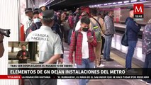 Guardia Nacional en Metro de CdMx sólo vigilará en la noche