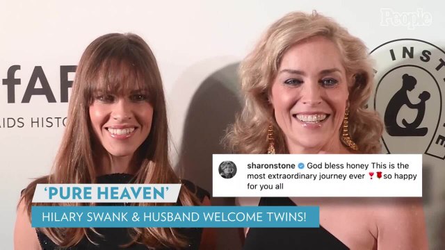 Hilary Swank Welcomes Twins, a Boy and a Girl! See Their First Family Photo