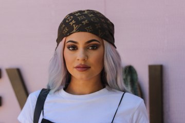 Kylie Jenner’s Vintage Easter Dress Featured a Completely See-Through Skirt