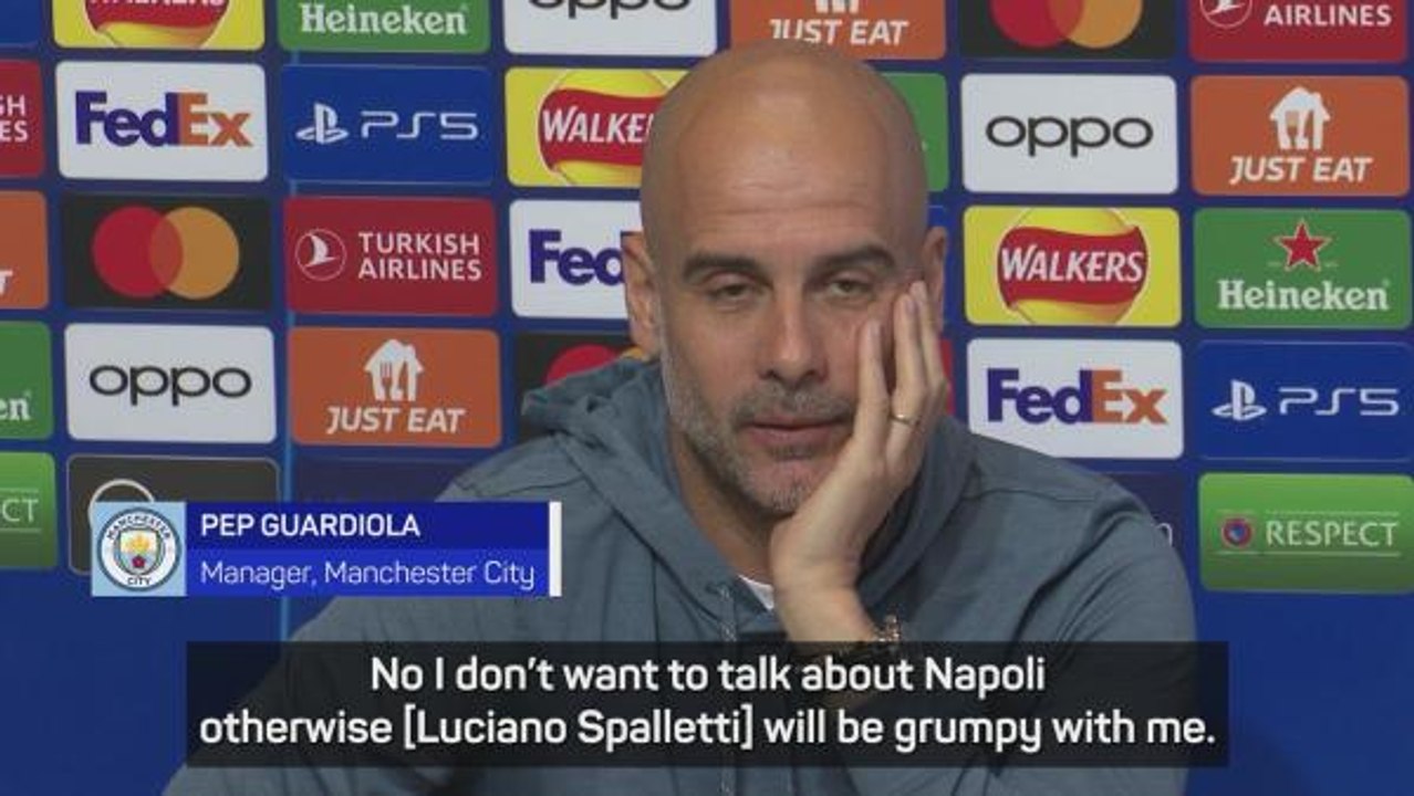 If I talk about Napoli, their manager will be grumpy! - Guardiola calls out 'sensitive' Spalletti