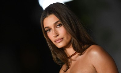 Hailey Bieber’s Easter Dress Featured a Chest Cutout and Two Massive Flower Appliqués
