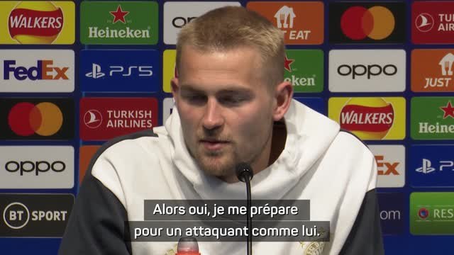 Quarts - De Ligt prêt à affronter Haaland dans “un match extraordinaire”