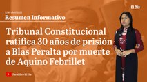 Tribunal ratifica 30 años en prisión a Blas Peralta por muerte Aquino Febrillet