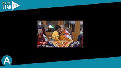 Le Dalaï Lama demande à un enfant de lui sucer la langue, une actrice française outrée : "J'ai envie