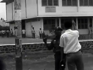 Demonstrasi anti PKI di Universitas Republica tgl 17 oktober 1965