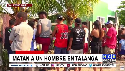 ¡Violentamente muere una persona en Talanga!