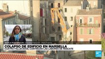 Informe desde París: rescatistas buscan víctimas tras colapso de edificio en Marsella