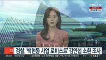 검찰, '백현동 사업 로비스트' 김인섭 소환조사