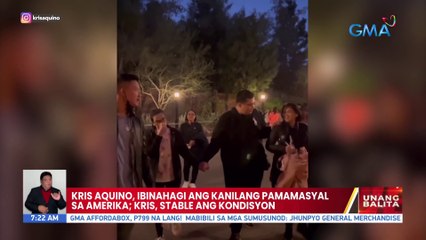Kris Aquino, ibinahagi ang kanilang pamamasyal sa Amerika; Kris, stable ang kondisyon | UB