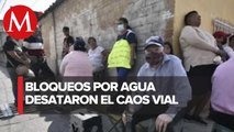 Se registraron dos bloqueos donde reclamaron el suministro de agua en la capital de Guerrero