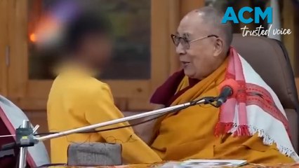 Dalai Lama apologises after video asking boy to 'suck my tongue'