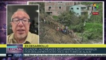 Autoridades ecuatorianas declararon alerta naranja por deslizamientos en cinco sectores de Alausí
