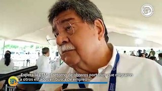 Sindicatos buscan el beneficio de los trabajadores del sur de Veracruz: Carlos Vasconcelos