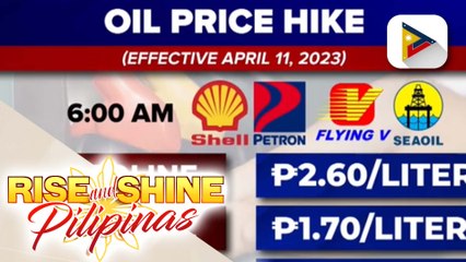 Higit P2 na dagdag-presyo sa gasolina at kerosene, at halos P2 na umento sa presyo ng diesel, ipatutupad ngayong Martes