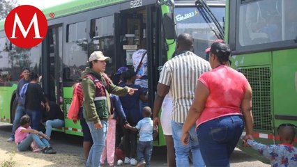 Gobierno de CdMx traslada a 450 migrantes de Plaza Giordano a Tláhuac