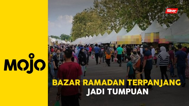 Bazar terpanjang di Kedah menawarkan pelbagai juadah berbuka