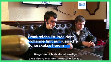 Telefonstreich-Opfer Hollande: Minsker Abkommen - ein Manöver des Westens?