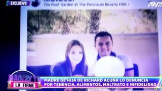 Camila Ganoza revela que Richard Acuña la manda a seguir