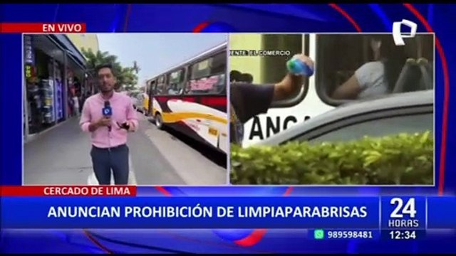 Serenos y Policías vigilan calles de Surco para evitar a limpiaparabrisas