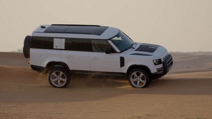 Land Rover Defender 130 Preview in Fuji White