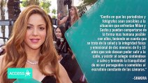 Shakira Le Pide A Los Paparazzi Que Dejen De Seguir A Sus Hijos