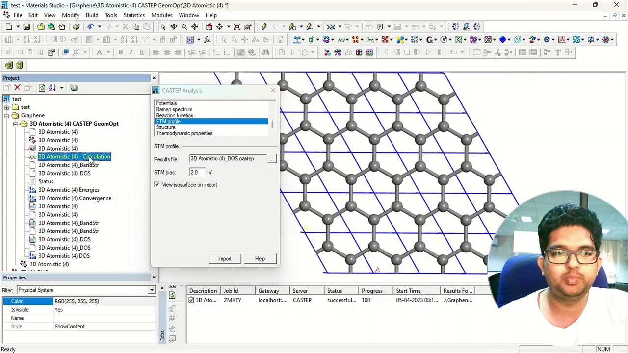 Scanning Tunneling Microscopy (STM) Profile