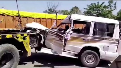 ब्रेकिंग: पुलिस की गाड़ी भीषण हादसे का शिकार, पुलिसकर्मी की दर्दनाक मौत