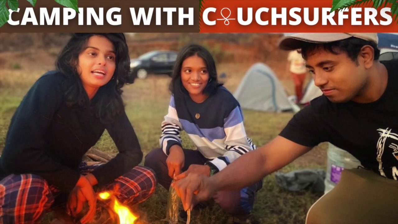 WILD CAMPING with COUCHSURFERS