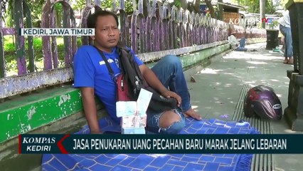 Jelang Lebaran, Jasa Penukaran Uang Baru Mulai Bermunculan